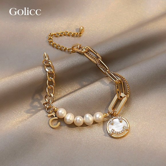 GOLICC Baroque Natural Pearl Bracelet - Picture 1 of 10